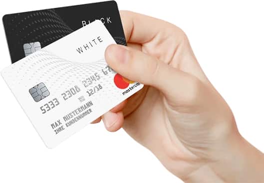 black and white prepaid mastercard